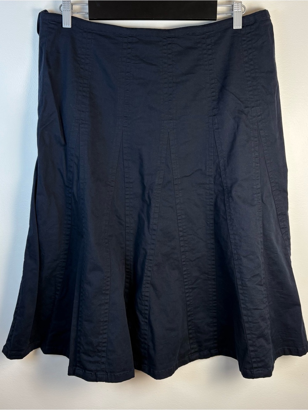 Modea Marine Women’s Navy Blue Cotton A- Line Skirt Nautical Size 46 (14–16)